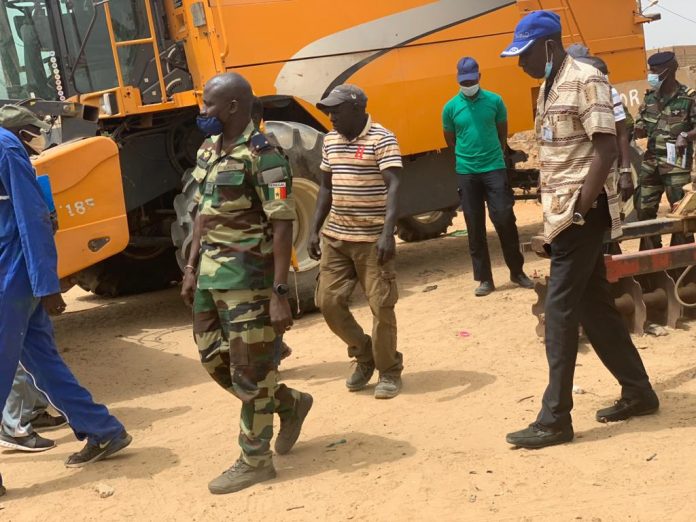 Visite de prise de contact dans le site de Ross Béthio de l'ARSM du 06 Mai 2021 par le Directeur Général, le général de brigade Khar -img10