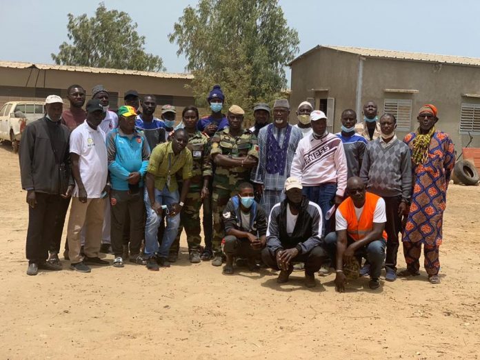 Visite de prise de contact du Directeur Général de l’ARSM, le général de brigade Khar DIOUF dans le site de Ndialakhar du 5 Mai 2021 -img1